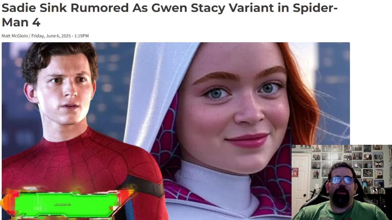 Sadie Sink Now Rumored To Be ALT Universe Gwen Stacy