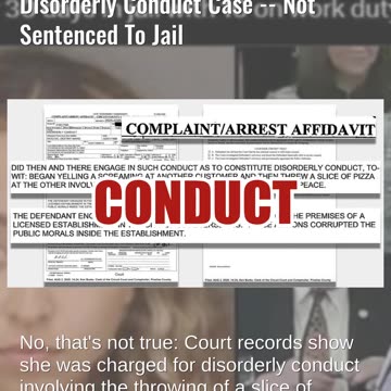 Fact Check: NO Antisemitism Mentioned In Destiny Marie Diciccio Disorderly Conduct Case -- No Jail