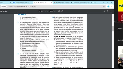 VONEX REPASO 2025 | Semana 05 | Psicología