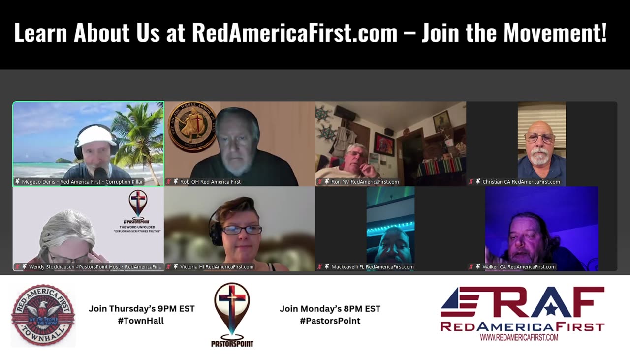 RAF #TOWNHALL Charlie Kirk Tribute and Corruption Pillar Updates