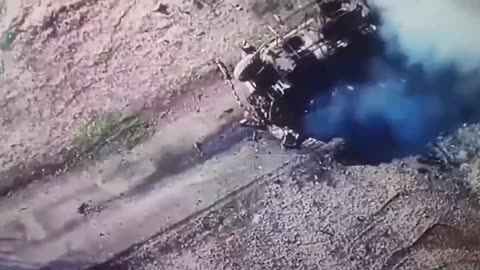 💥 Russian Akhmat armored vehicle was blown up by soldiers from Totem unit