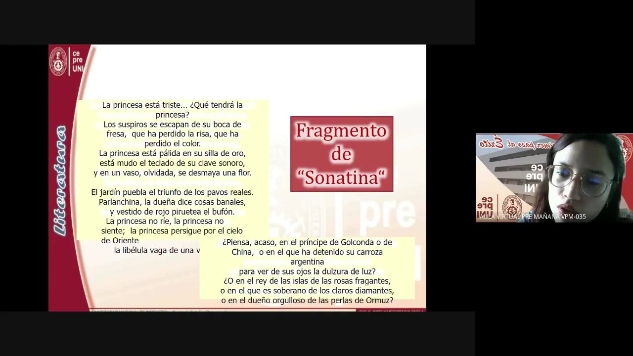 CEPRE UNI 2022 - 1 | Semana 09 | Literatura