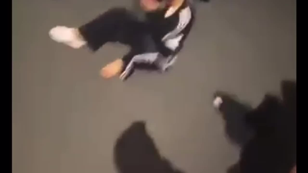 Girl gets stomped in the head by multiple other girls
