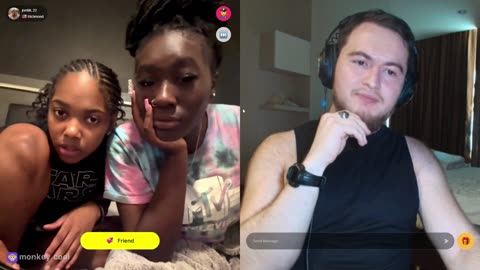 Rizzing Black on Monkey App - Borz Noxus Livestream