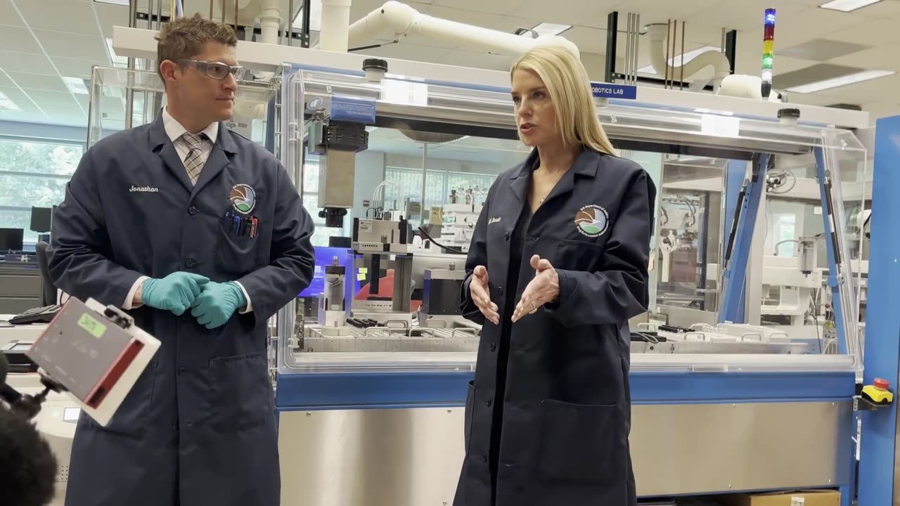 AG Pam Bondi: ‘Had this been real, we would all be dead' - The AG Tours a Federal Fentanyl Lab