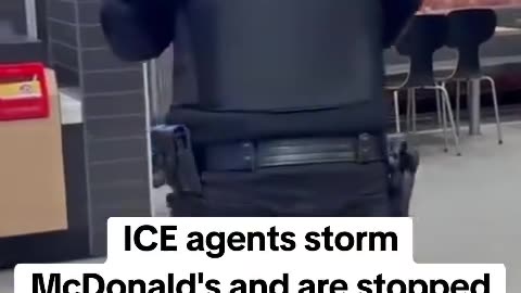 Ice stopped by mcdonalds man