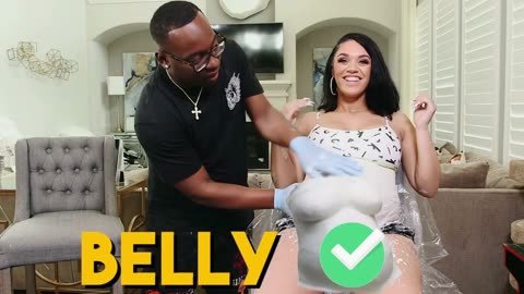 PREGNANCY BELLY CAST 💕 (37 WEEKS PREGNANT)