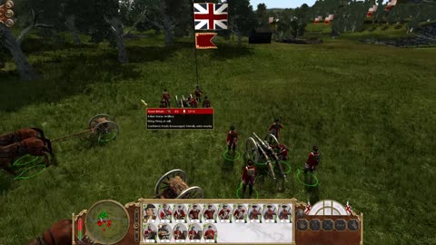 Empire Total War (PC) - Battle of Brandywine Creek Part 1 Gameplay