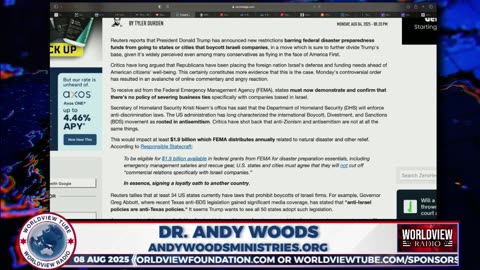 Middle East & Bible Prophecy Update with Dr. Andy Woods | 08/08/25