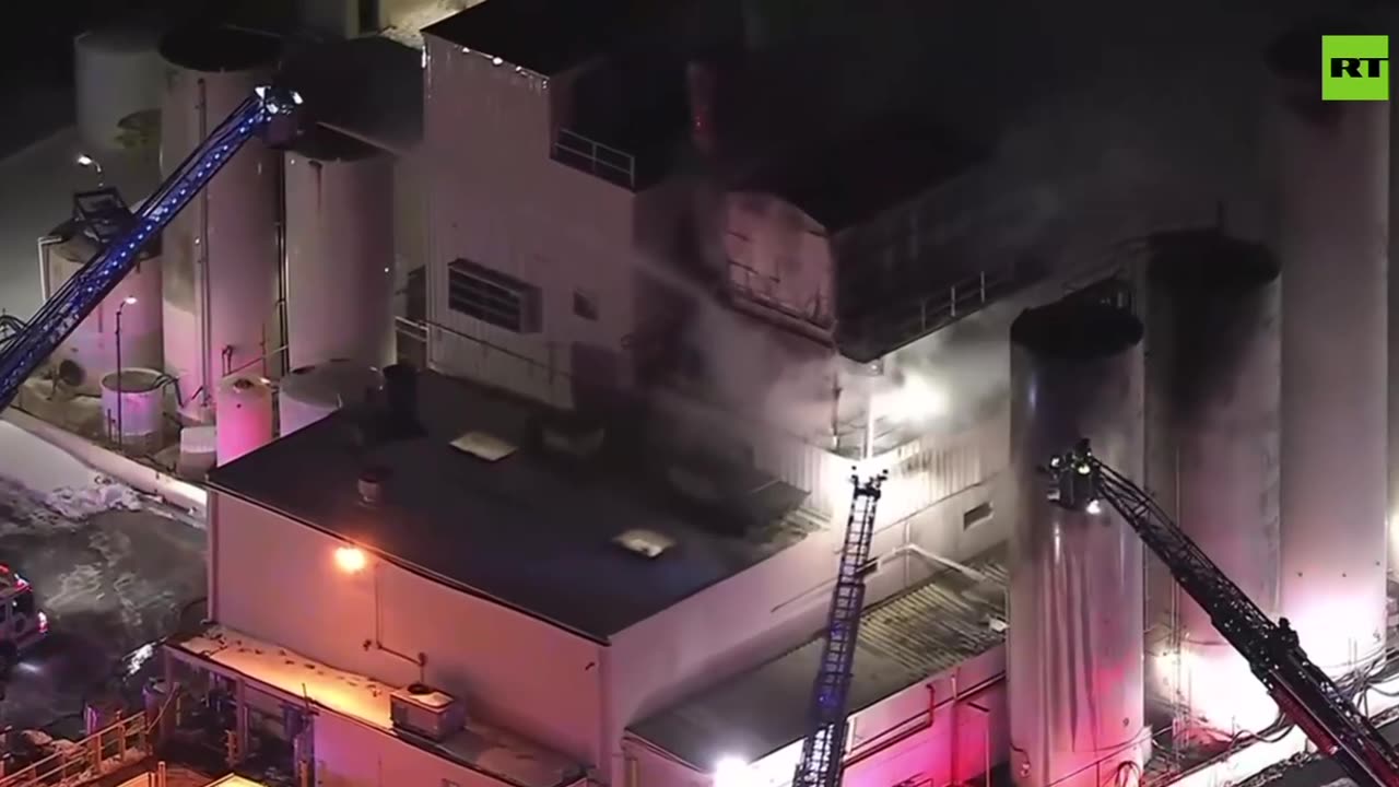 Major FIRE erupts at American Custom Drying HQ in New Jersey
