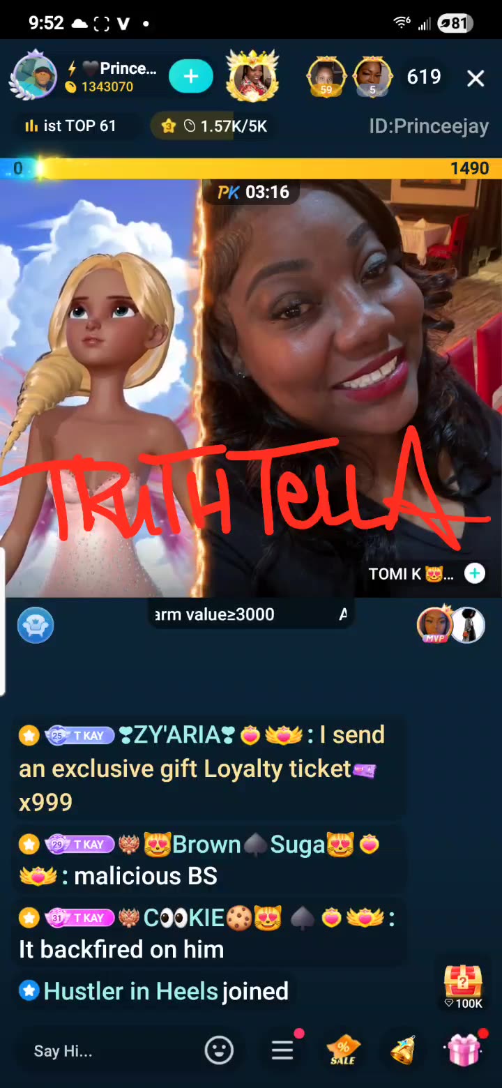 PRINCEJAY GOING IN ON MESSY CALLER THIS MORNING 6/10/25