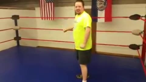 Russell Blade back when he was training for lightning pro wrestling