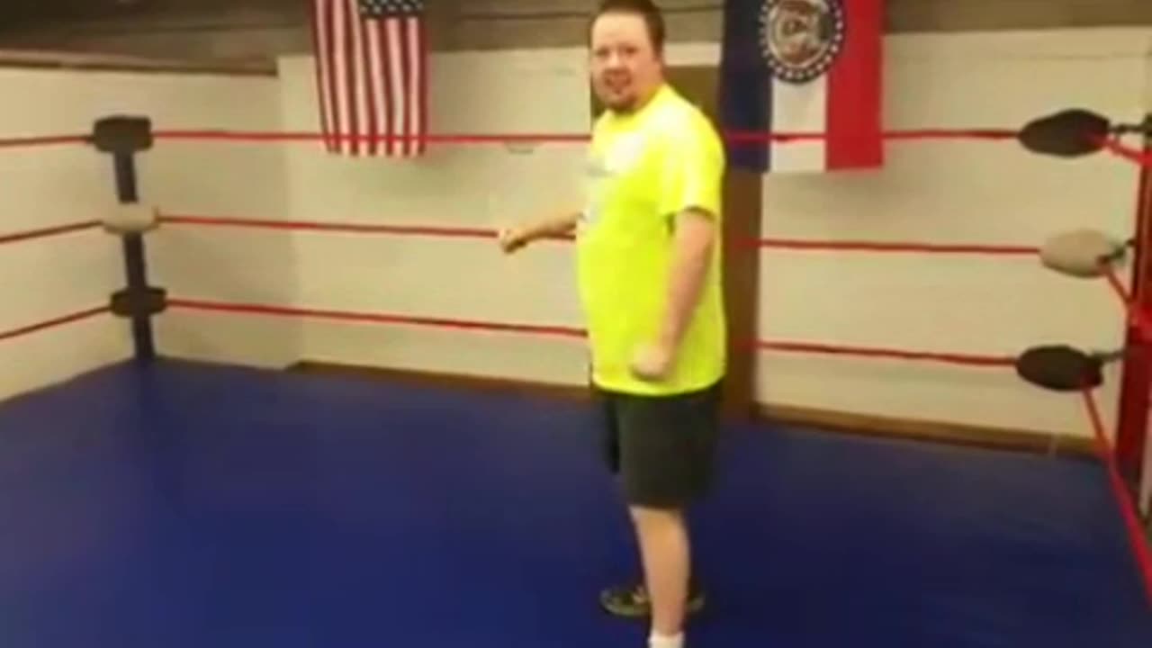 Russell Blade back when he was training for lightning pro wrestling