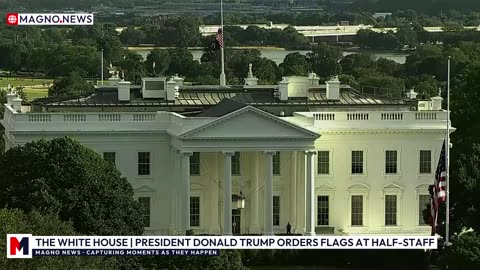 🇺🇸 The White House | Flags Lowered to Half-Staff for Catholic School Victims in Minnesota [LIVE]