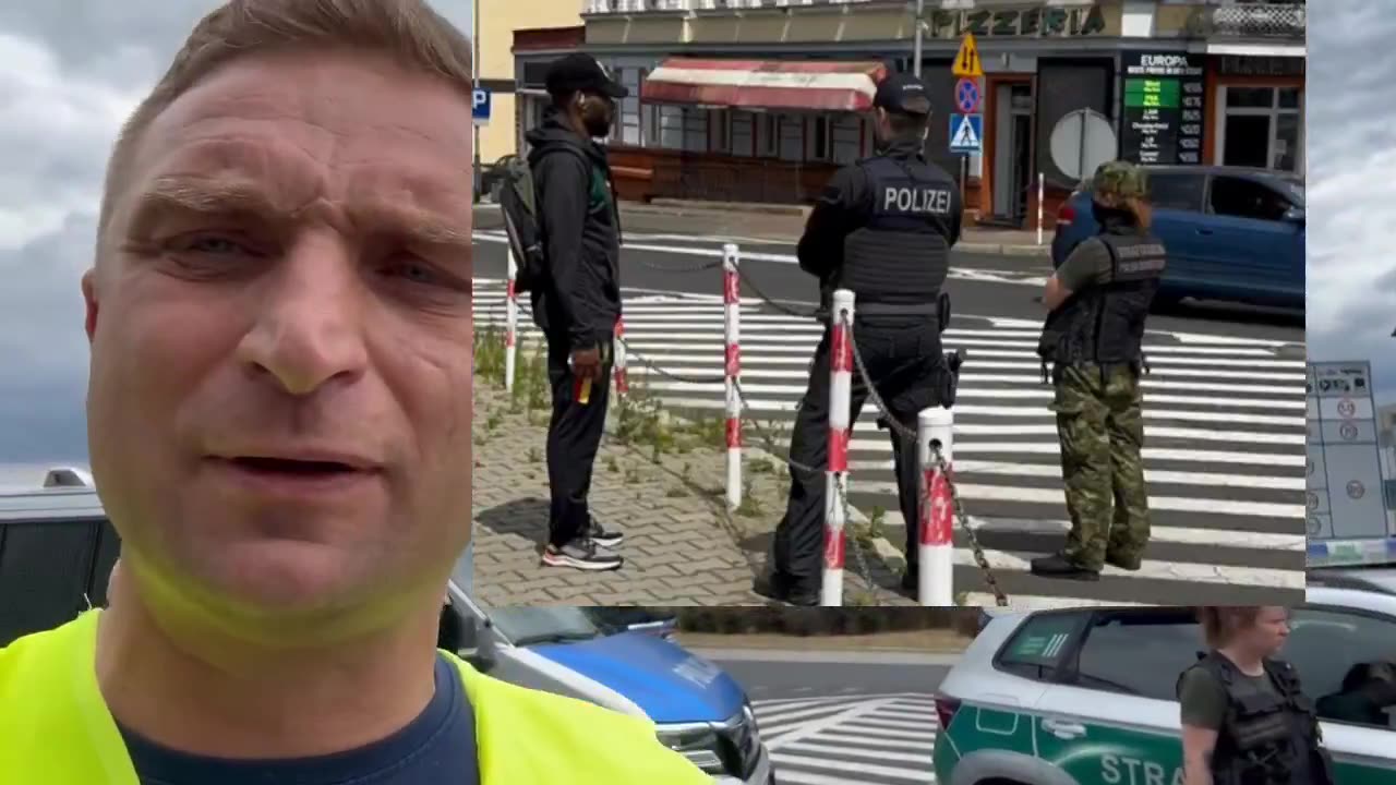 To musicie zobaczyć! Niemiecki policjant pilnuje... polskiej Straży Granicznej! Przecież to absurd!