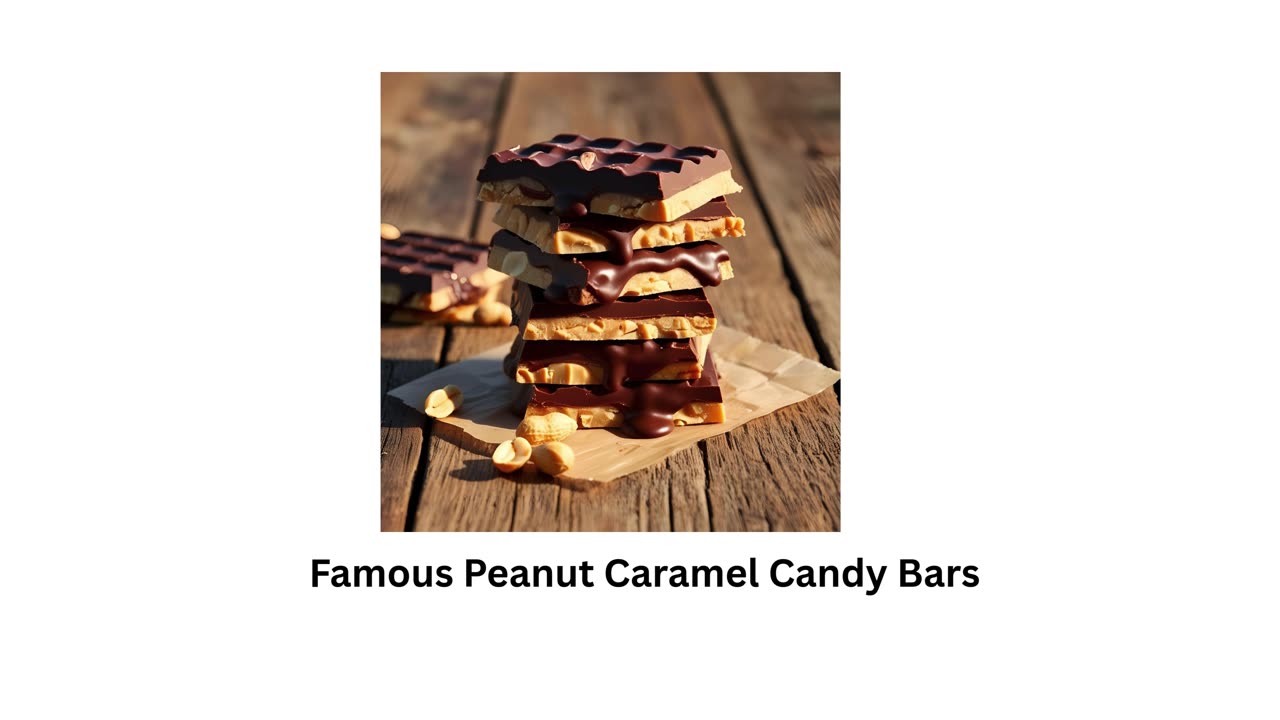 Famous Peanut Caramel Candy Bars
