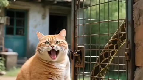 Cat &Snake eat Rat🐱