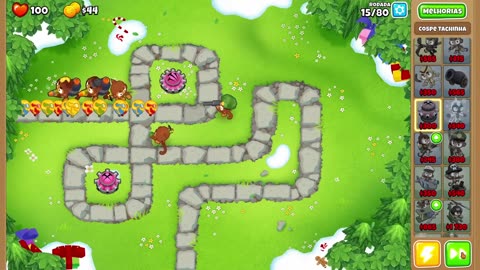 Bloons TD 6 Ape Field Hard Round 15