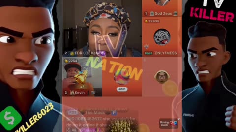 KEVIN JONES vs KE KE ON MESSY CALLER PANEL