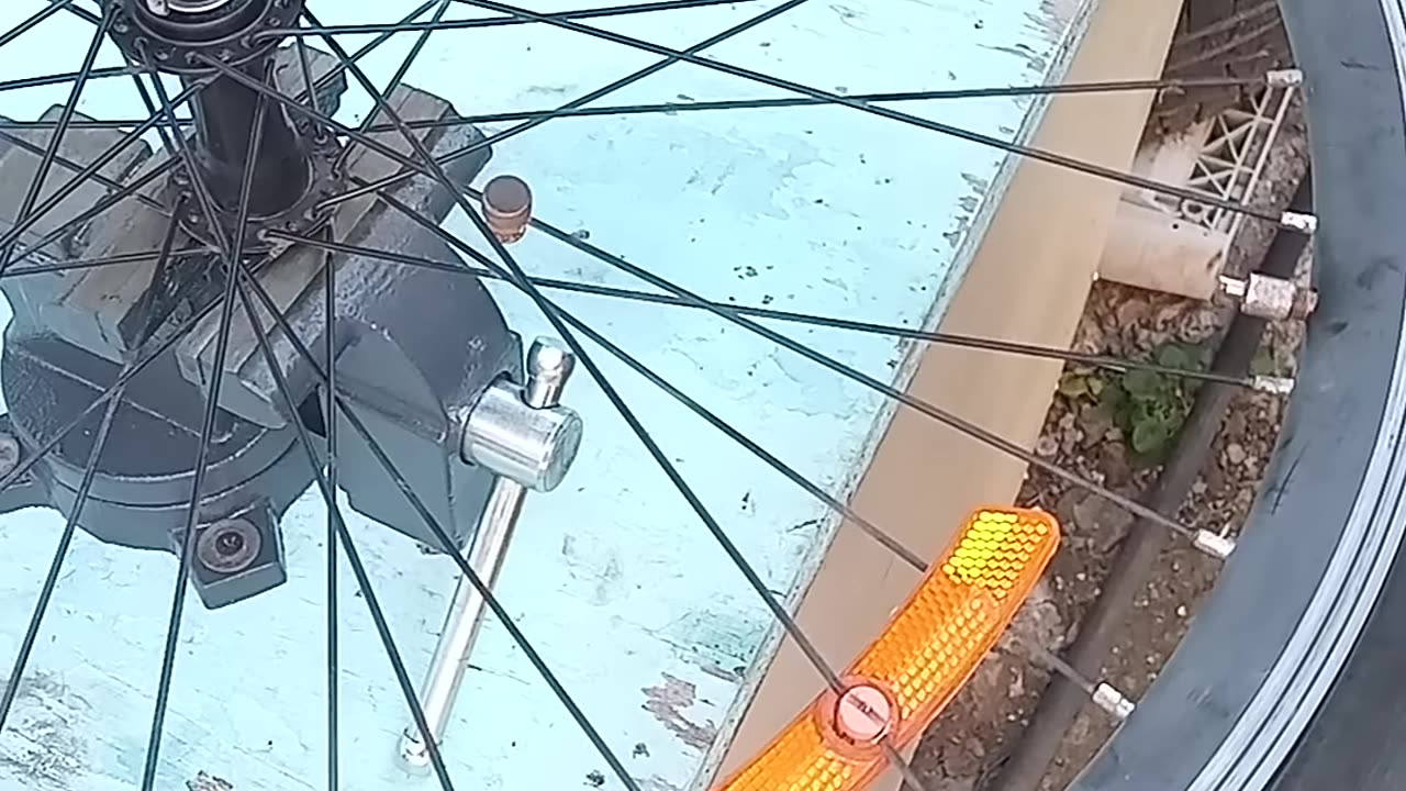 Every Cyclist Should Know This Trick! How to Easily Put on a Bicycle Tire #shorts #bike #tips