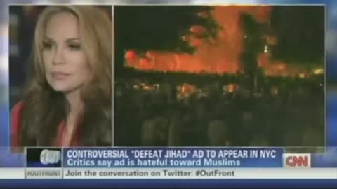 Pamela Geller on CNN, CNN cut tape midway