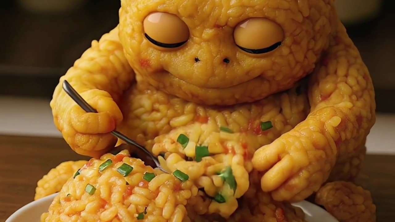 Fried Rice Tastes Itself, Then Curry & Ice Cream?! 🍚🍛🍨 AI Made This Happen