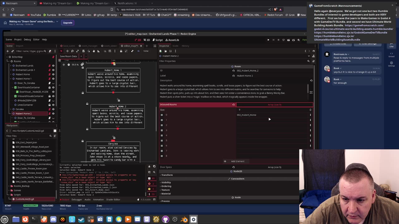 Making my "Dream Game" using the Redot engine #104