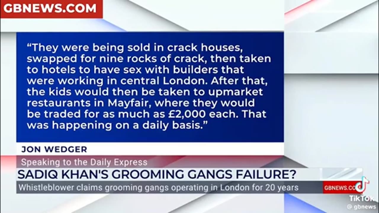 Sadiq Khan of UK - PEDO child trafficker ..