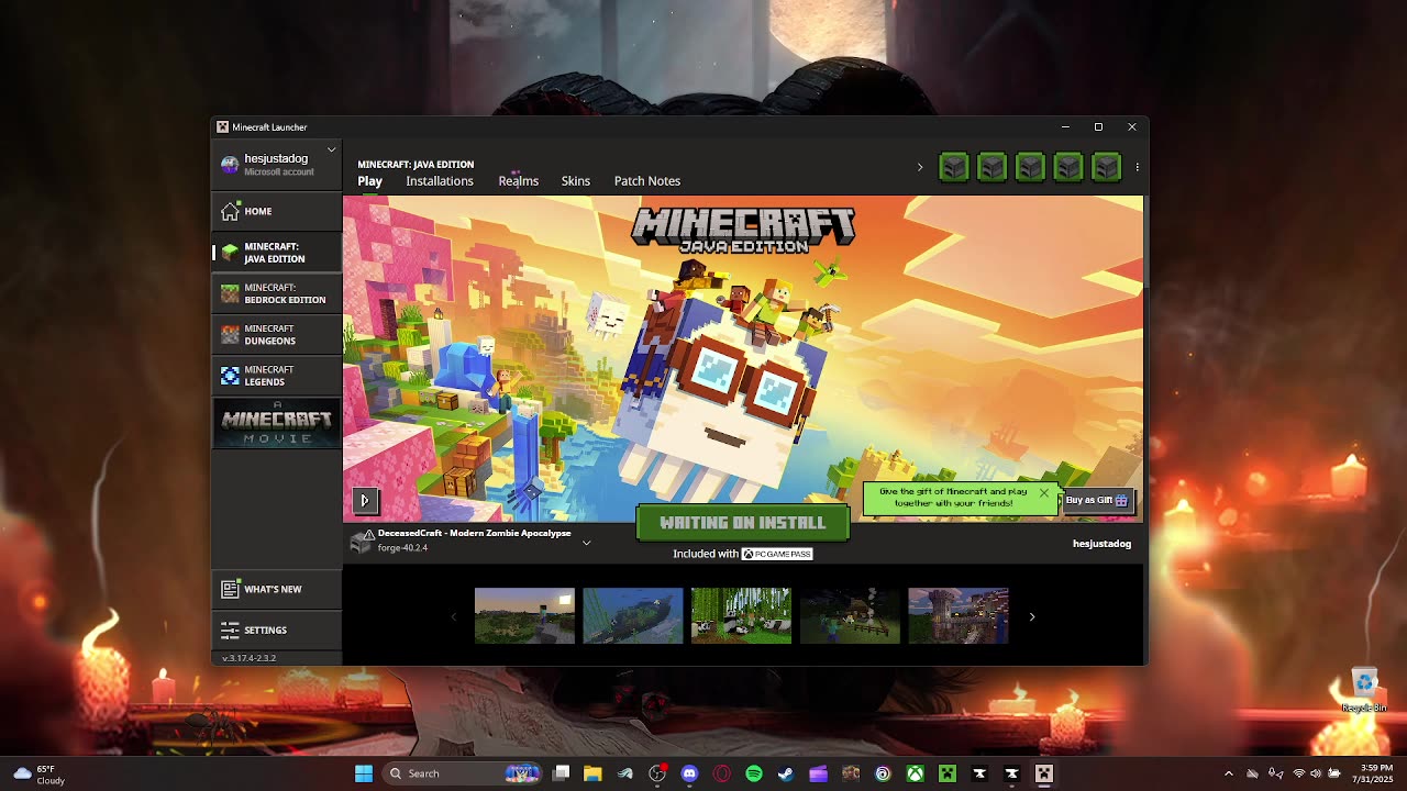 Modded Horror Minecraft