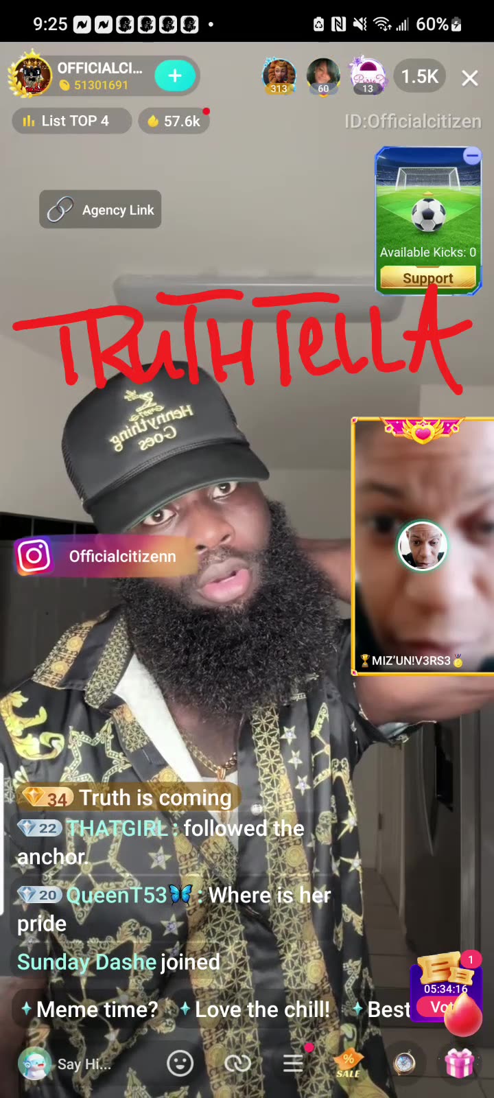 OFFICIAL CITIZEN ANSWERING QUESTIONS & READING HOLLY & MOMMA ACE FOR FILTH