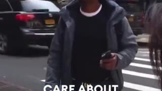 “Monkey, get out of my country", African-American man tells a Chinese woman.