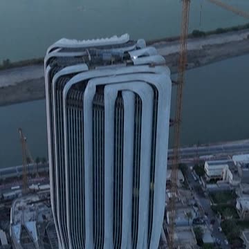 new building for the Central Bank of Iraq, known as the Zaha Hadid Tower