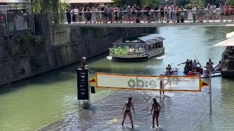 Volleyball On Water!