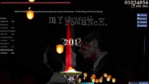 Osu: My Chemical Romance - I'm Not Okay (I Promise) [Hard] (SS)
