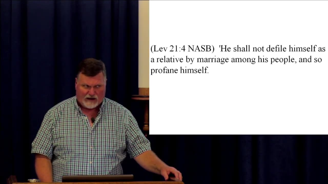 Leviticus 21 - Pagans did this mourning for their dead. 2022