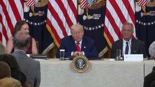 President Trump Participates in a MAHA Commission Event