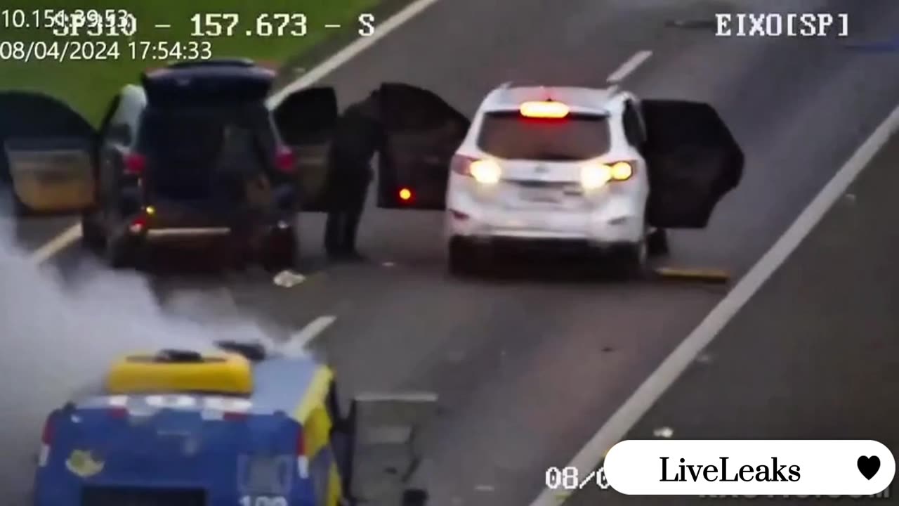 A Well-Planned Armored Truck Robbery on the Highway.