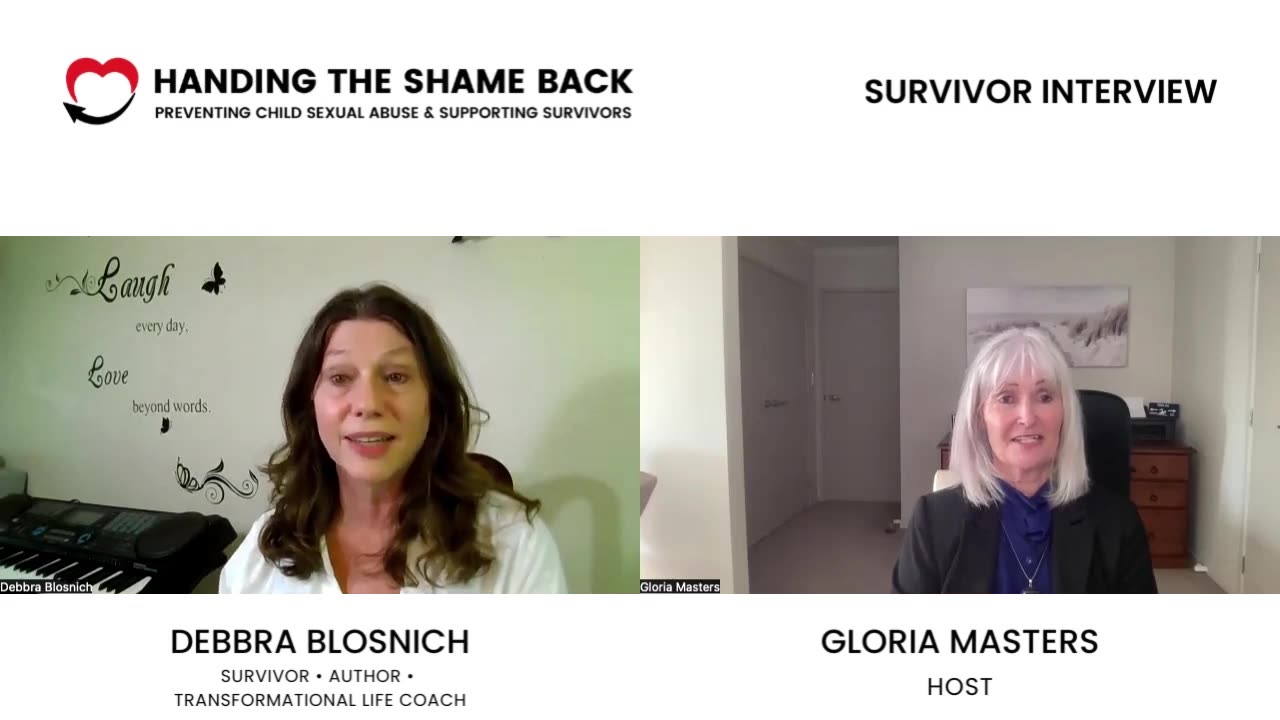 Survivor Interview-Debbra Blosnich Handing the Shame Back