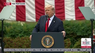 WATCH President Trump Speaks at the National 9 11 Pentagon Memorial Observance Ceremony - 9 11 25