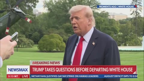 “I think very good, by the way they've started construction on a new ballroom for the White House...”