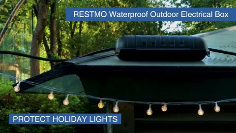 Outdoor Waterproof Connection Box, Weatherproof Electrical Extension check description to buy
