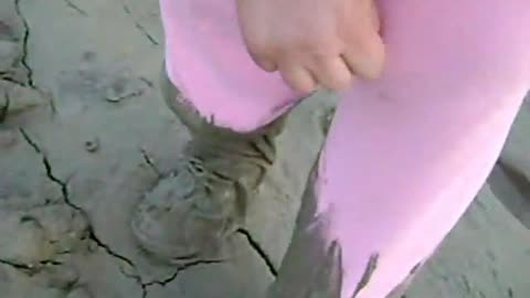Pink Pajamas in Mud