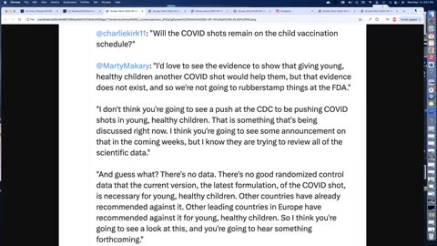 FDA COMMISSIONER WANTS TO INCREASE VACCINATION RATES.