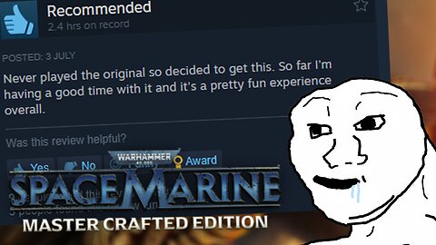 Warhammer 40k Fans likes slop games