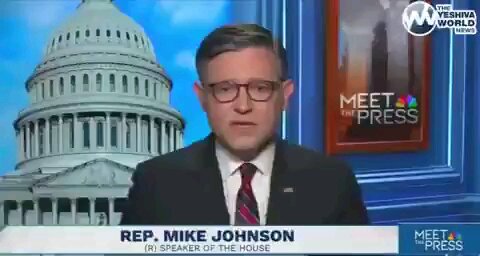The Speaker of the U.S. House of Representatives, Mike Johnson, told the simple truth about Gaza