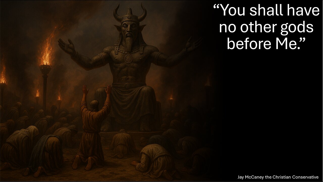“You shall have no other gods before Me.”