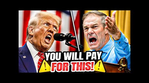 BREAKING: JIM JORDAN Just Dropped A Massive Bombshell