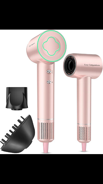 Hair Dryer - 150000 RPM High-Speed Brushless Motor Negative Ionic Blow Dryer