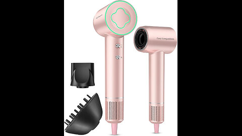 Hair Dryer - 150000 RPM High-Speed Brushless Motor Negative Ionic Blow Dryer