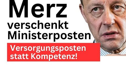 Antifa, Tollpatsche und Corona-Fanatiker: Das Gruselkabinett WEF/Blackrock CDU Merz!